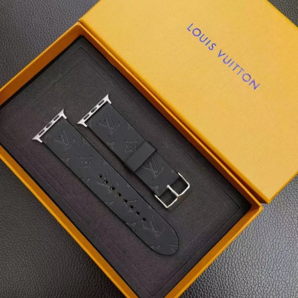 ❧♗ Fashion dior canvas leather suitable for apple band iwatch 7 June 5 4 3  2 se popular logo for men and women 【watch band】