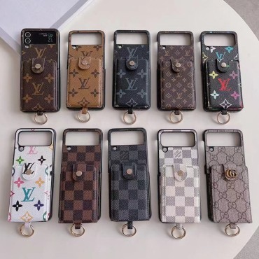 Classic Louis Vuitton Brown Monogram x Supreme Logo Samsung Galaxy Z Flip 4  Clear Case