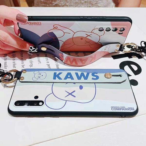 kaws bear iPhone 15 pro max case bag Card holder leather luxury 15 plus men  women cover
