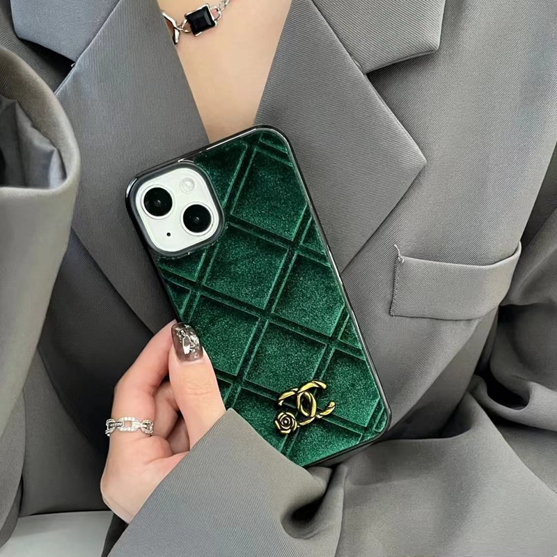 Chanel iPhone13/14/15 Pro Max Wallet Flip Case