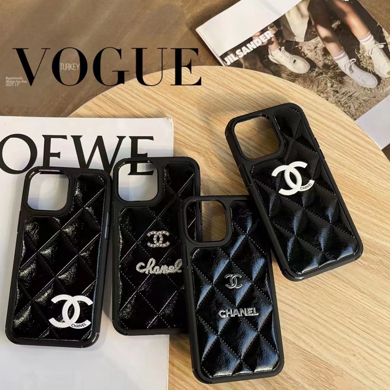 Chanel Luxury designer iPhone 15 plus 15 pro max 14 case 