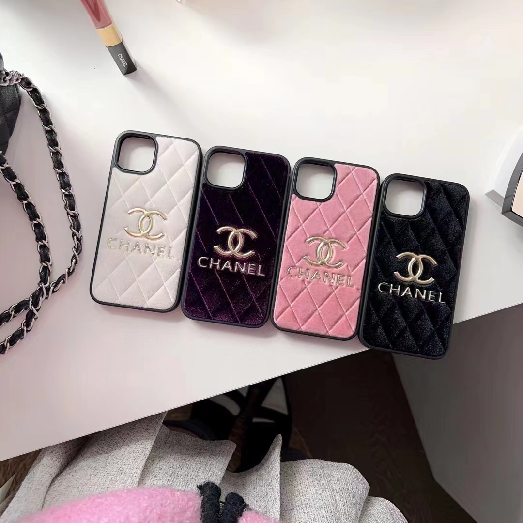 Chanel Luxury designer iPhone 15 plus 15 pro max 14 case 