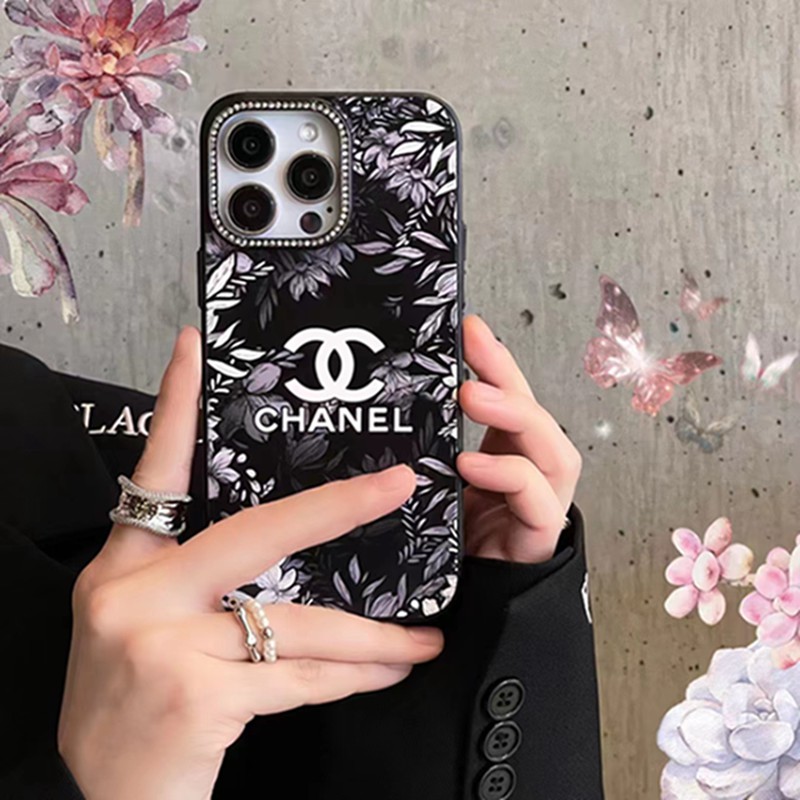 Chanel iPhone 15 Pro max 14 Case Back Cover coque