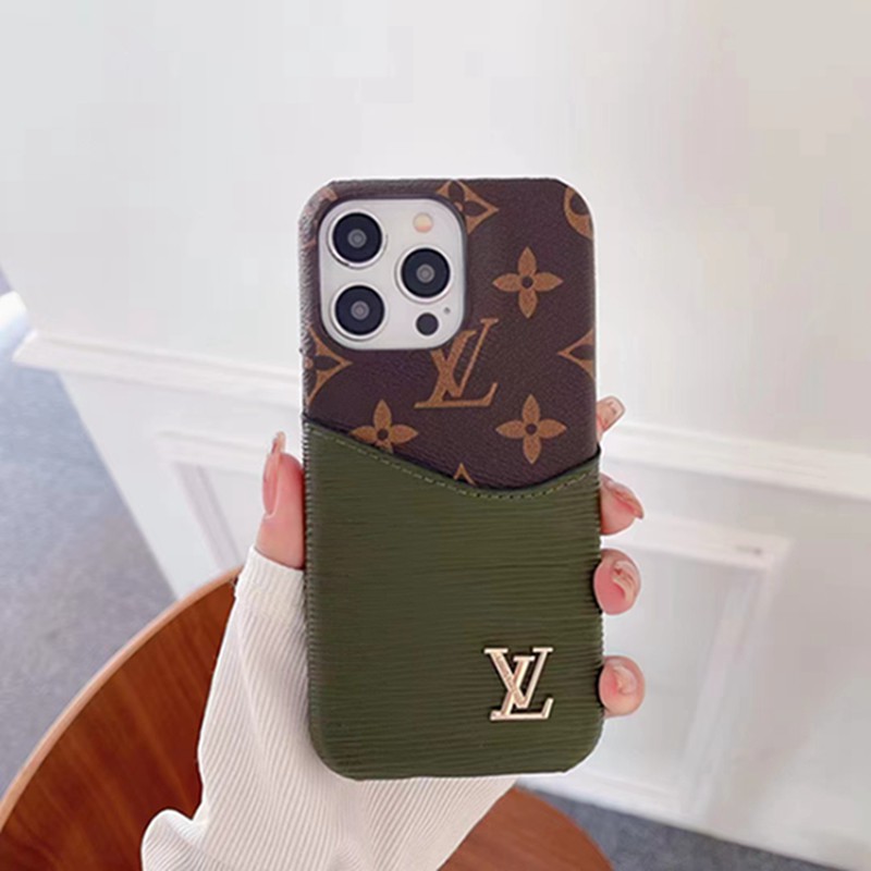 lv iPhone 15 Pro max 14 Case Back Cover coque  ledertascheoriginal luxury fake case