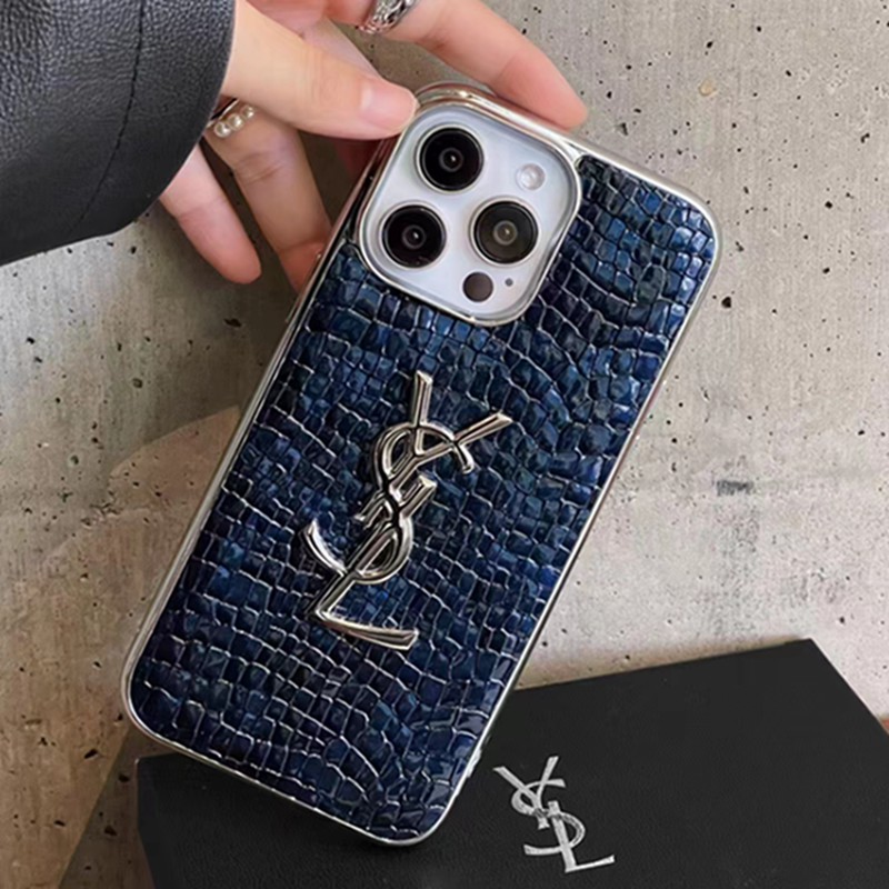 Ysl iPhone13/14/15 Pro Max Wallet Flip CaseFashion 