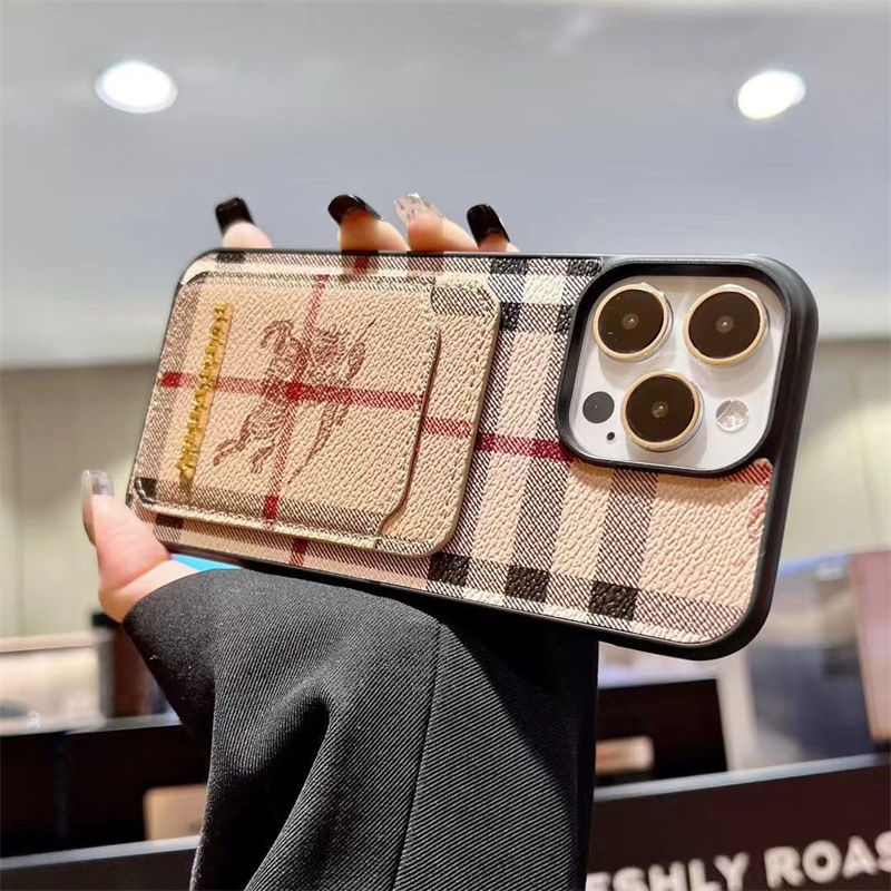 Burberry Luxury designer iPhone 16 plus 15 pro max 16 15 14 case coque coverLuxury iPhone 16 15 Pro max 14 13 Case