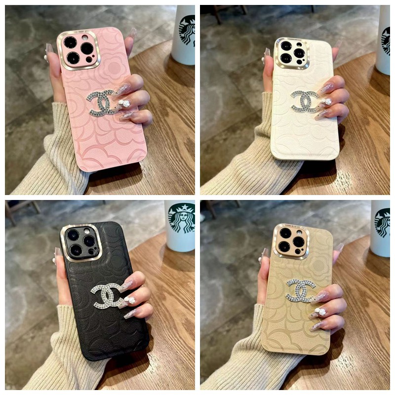 Chanel Luxury designer iPhone 15 plus 15 pro max 14 case 