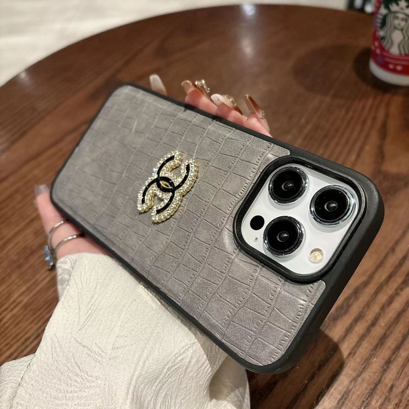 Chanel iPhone13/14/15 Pro Max Wallet Flip Caseoriginal luxury fake case