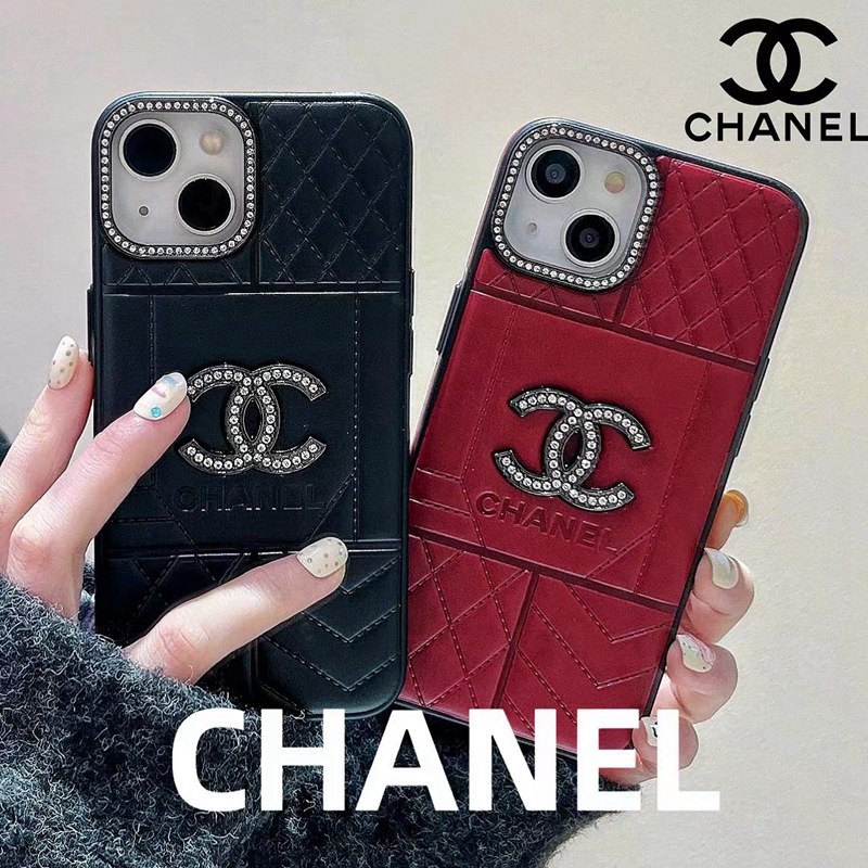 Chanel iPhone13/14/15 Pro Max Wallet Flip CaseFashion Brand