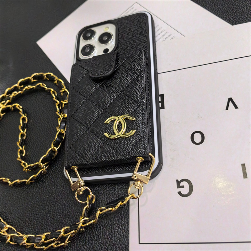 Chanel iPhone 16 pro/16 plus case Cover chain