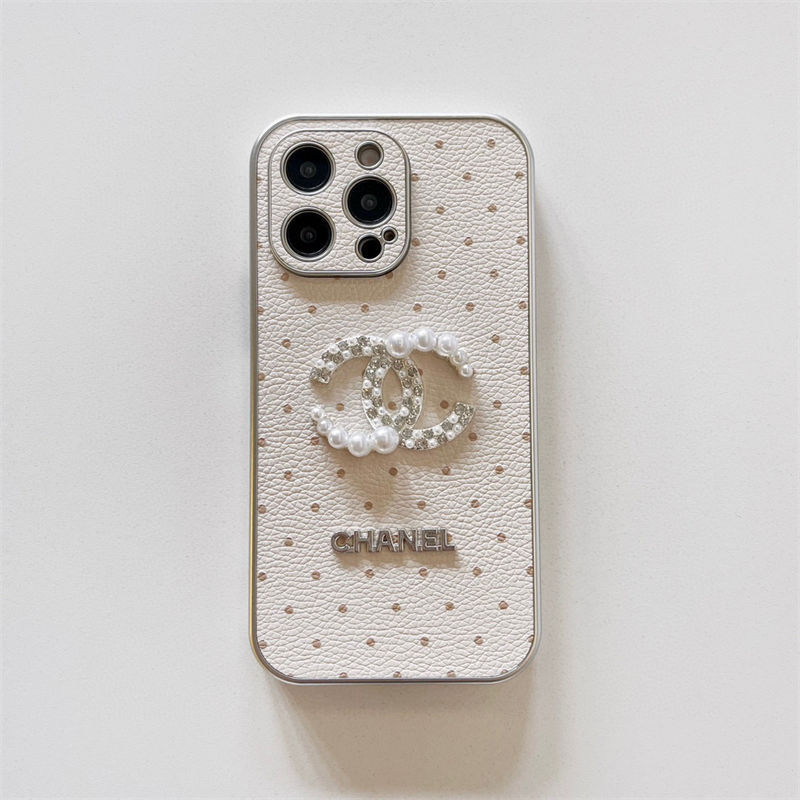 Chanel Luxury iPhone 16 15 Pro max 14 13 Case Back Cover coque