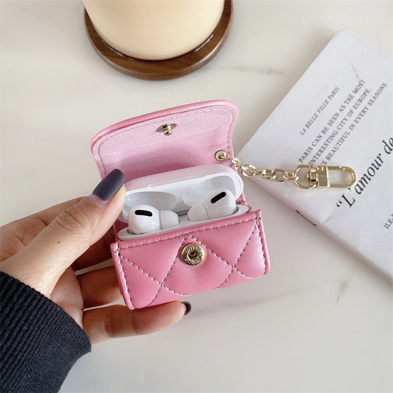 Chanel Wireless Charging Case for AirPods 4 3 2 1pro pro2Luxury Designer Airpods pro2 4 3 2 Protective Case