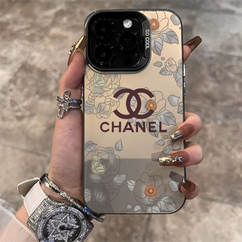 Chanel classic leather  Luxury iPhone 16 15 Pro max 14 13 Case Back