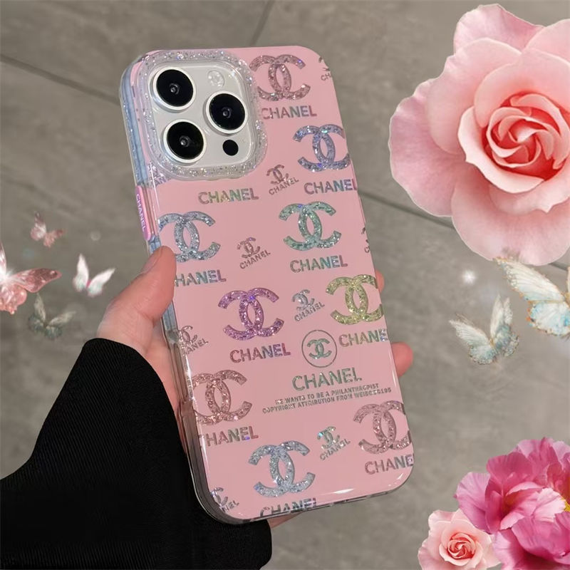 chanel iPhone 16 15 Pro max 14 13 Case Back Cover coque 