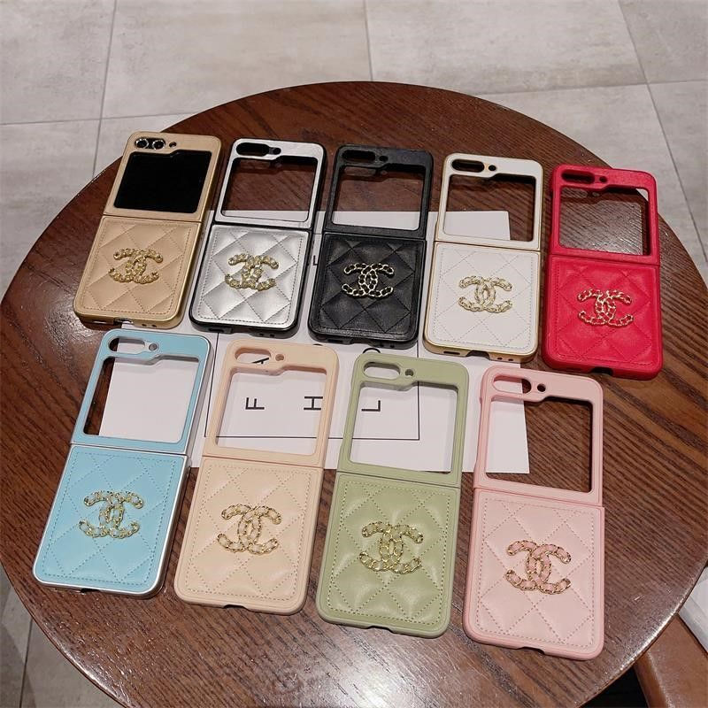 Chanel samsung z flip 6 5 4 Case Custodia 