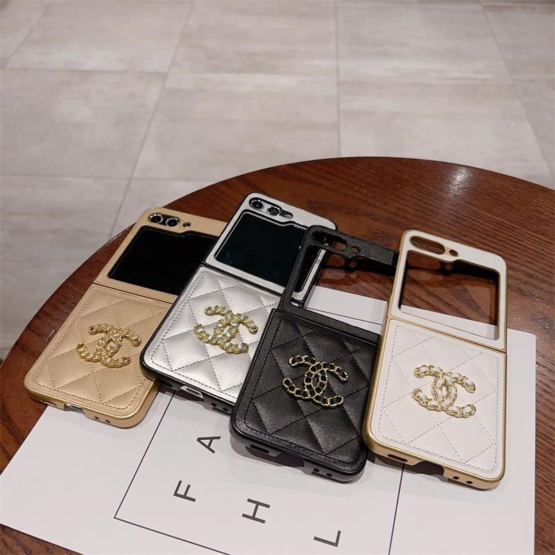 Chanel Phone case Shell for samsung z flip 6 5 4