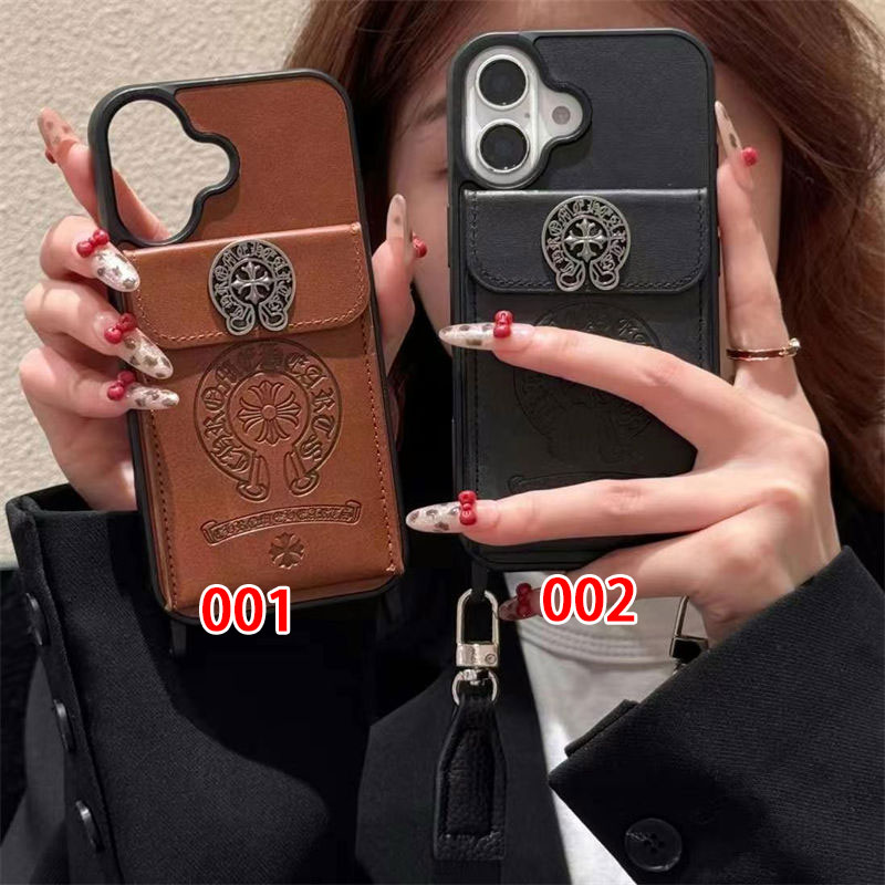 Chrome Hearts Luxury iPhone 16 15 Pro max 14 13 Case Back Cover