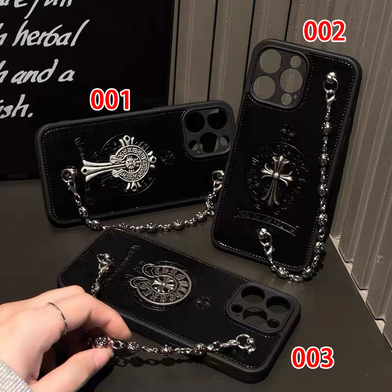 Chrome Hearts original luxury fake case iphone16 pro max 14 15/