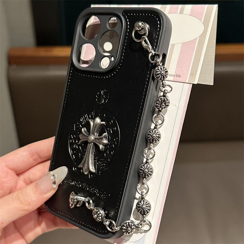 Chrome Hearts Luxury designer iPhone 16 plus 15 pro max