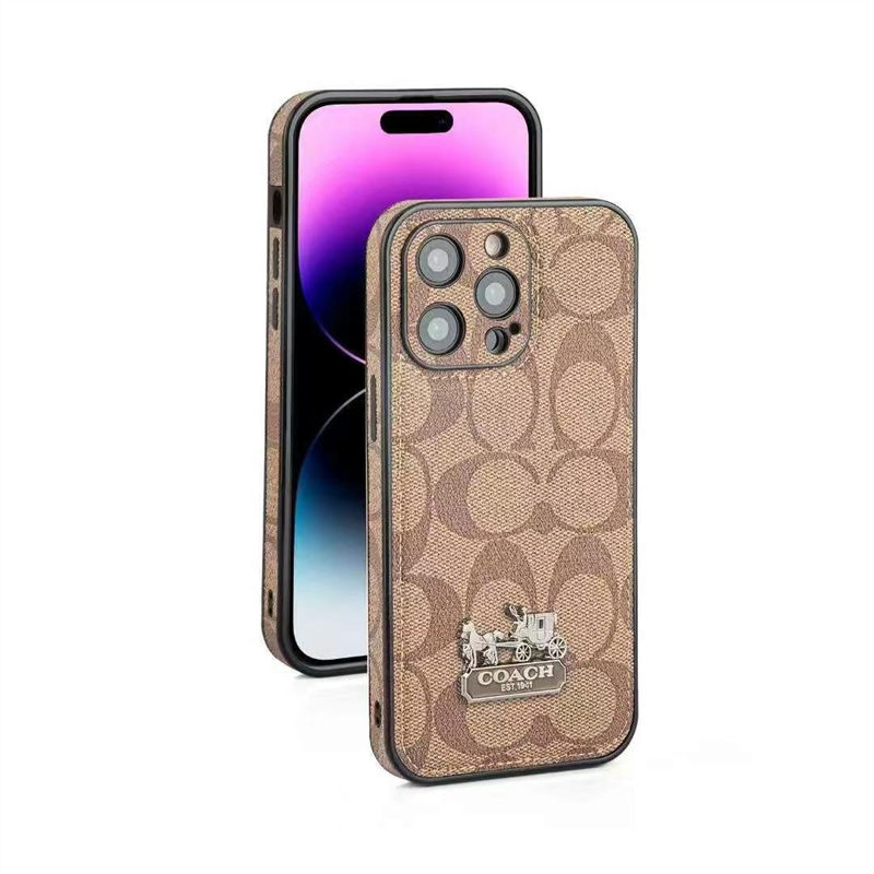 Coach Luxury designer iPhone 16 plus 15 pro max 16 15 14 case coque cover