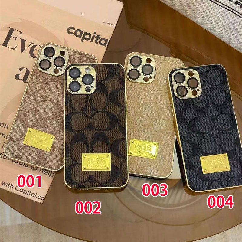 Coach Luxury designer iPhone 16 plus 15 pro max case coque