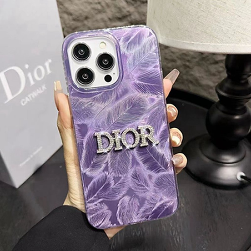 Dior iPhone13/14/15 Pro Max Wallet Flip Caseoriginal luxury fake case 