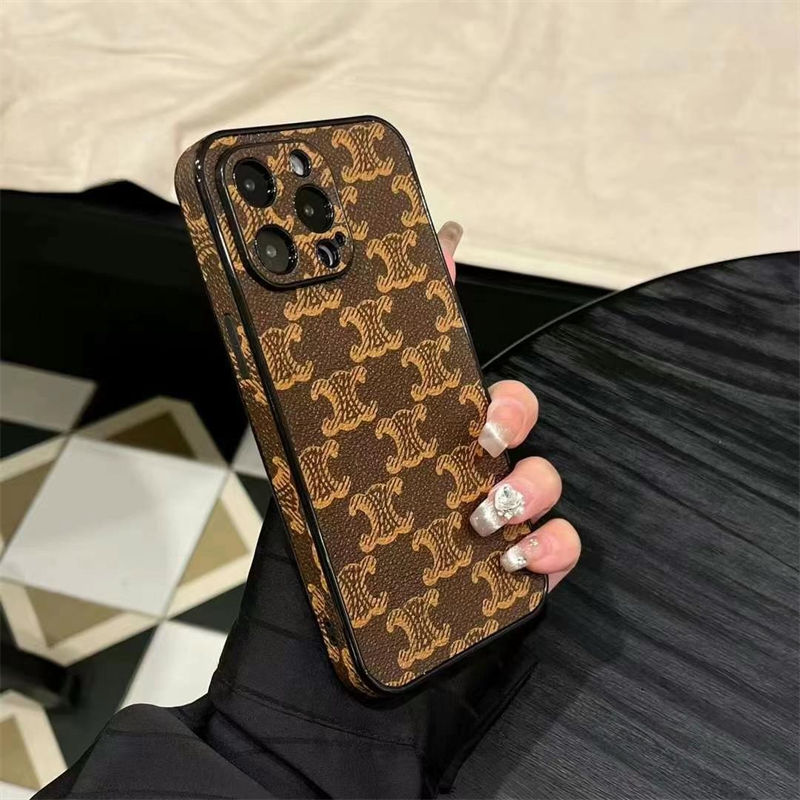 CELINE Dior Fendi Luxury iPhone 16 15 Pro max 14 13 Case Back Cover coque