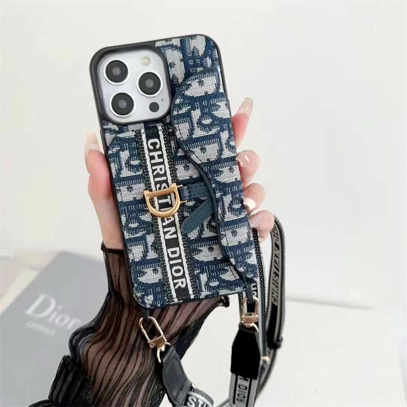 Dior iPhone13/14/15 16 Pro Max Wallet Flip CaseShockproof Protective Designer iPhone 15 16 Case