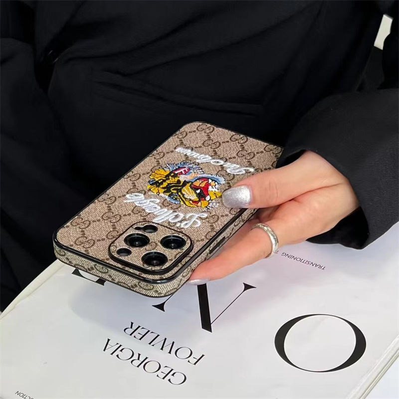 Gucci iPhone 16 pro/16 plus/15/14/13/12/11 PRO Max xr/xs case hülle CoverLuxury iPhone 16 15 Pro max 14 13 Case 