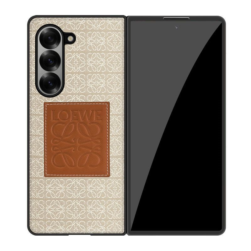 LOEWE Galaxy Z Flip 3 4 5 6 5G Case coque hullePhone case Shell for samsung z flip 6 5 4 fold4 3 original luxury fake case