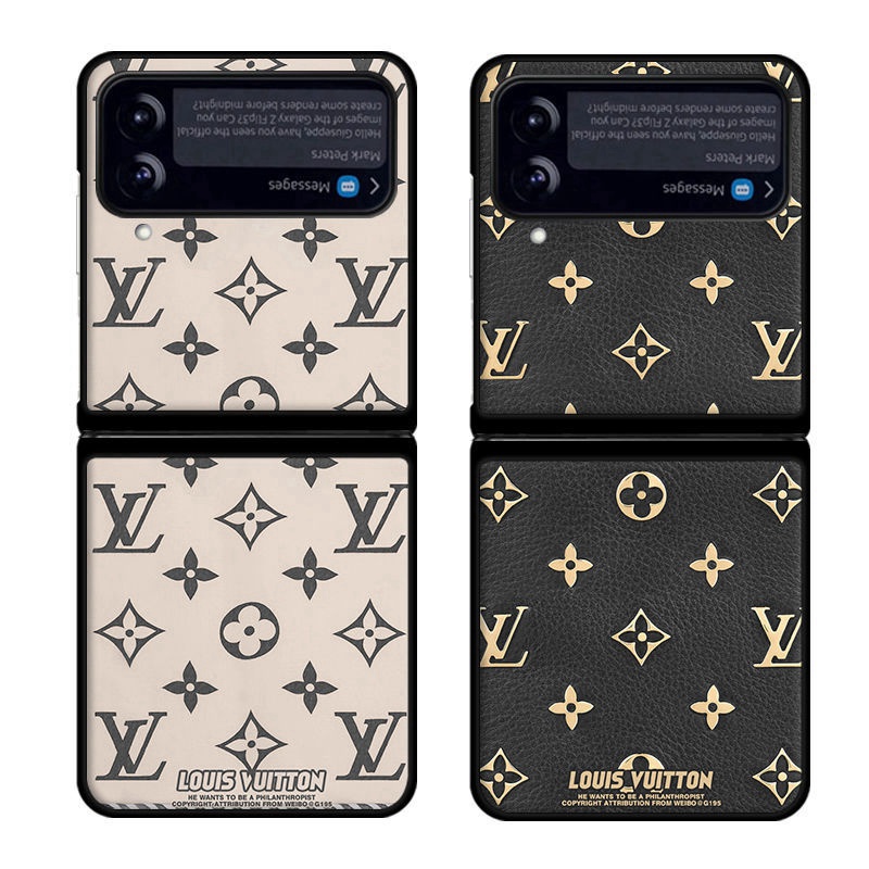 lv galaxy z flip 4 case luxury leather monogram 2022 protect