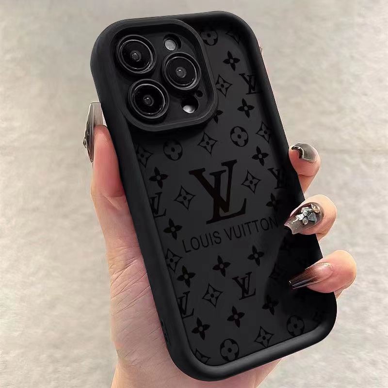 Lv iPhone 15 Pro max 14 Case Back Cover coque  ledertasche