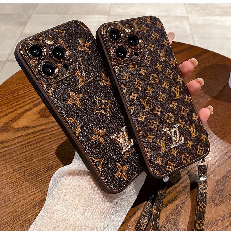 Lv iPhone13/14/15 Pro Max Wallet Flip CaseShockproof Protective