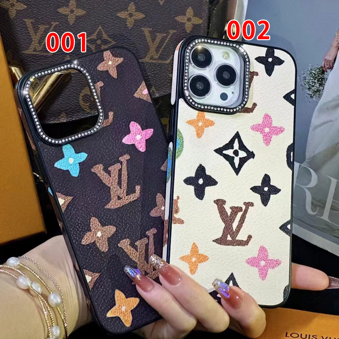 LV LUXURY IPHONE 16 15 PRO MAX 14 13 CASE BACK COVER COQUE LEDERTA