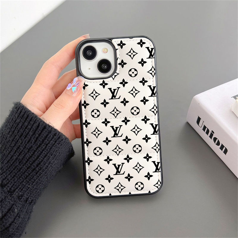 Lv High Quality PU Leather Card holder iPhone13/14/15 16 Pro Max case