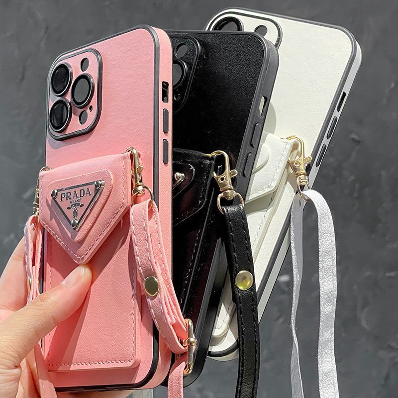 Prada Luxury iPhone 16 15 Pro max 14 13 Case