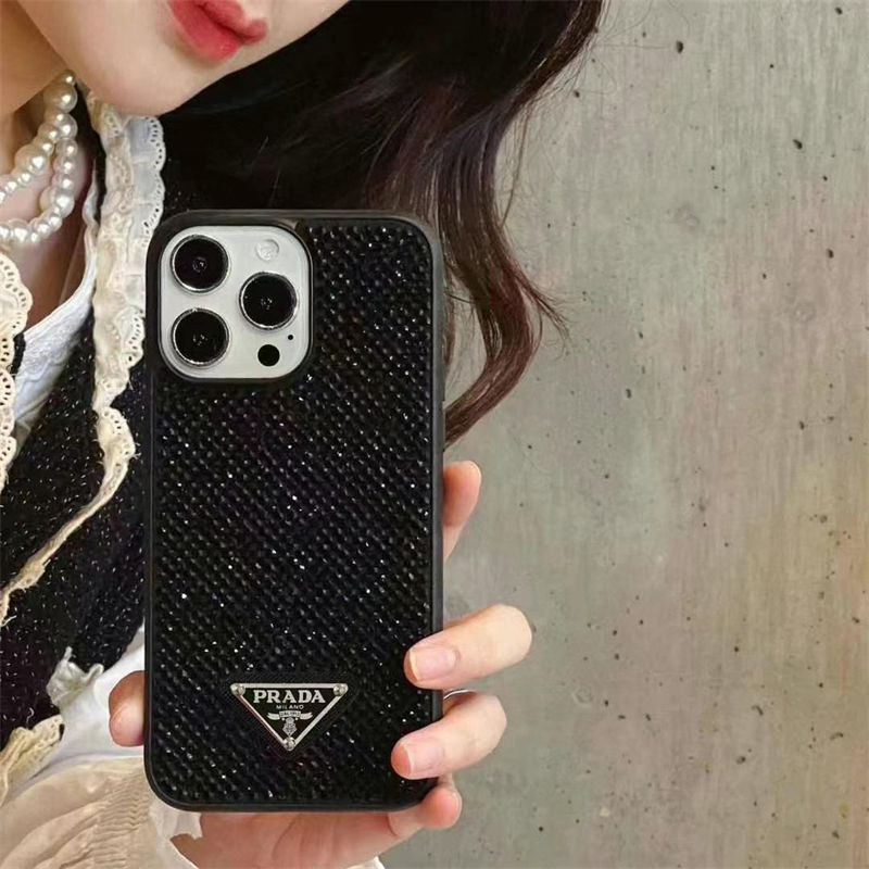 Prada Luxury designer iPhone 16 plus 15 pro max 16 15 14 case coque coverLuxury