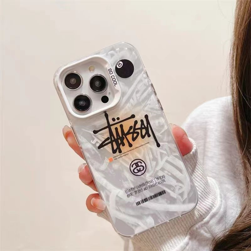 Stussy Luxury designer iPhone 16 15 14case hülle coquesamsung S24+ s24 ultra s22 s23 iphone16 15 14 13 12 Case