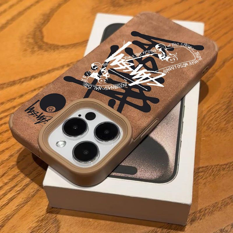 Stussy Luxury iPhone 16 15 Pro max 14 13 Case Back Cover 