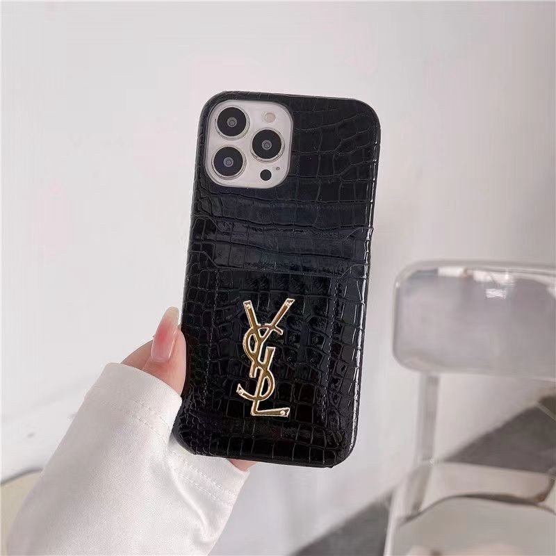 Ysl Luxury designer iPhone 15 14case hülle