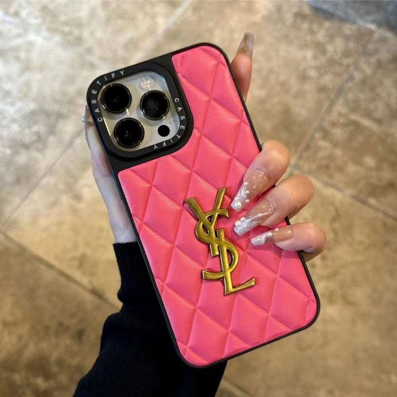 Ysl  iphone 15pro max caseShockproof Protective 