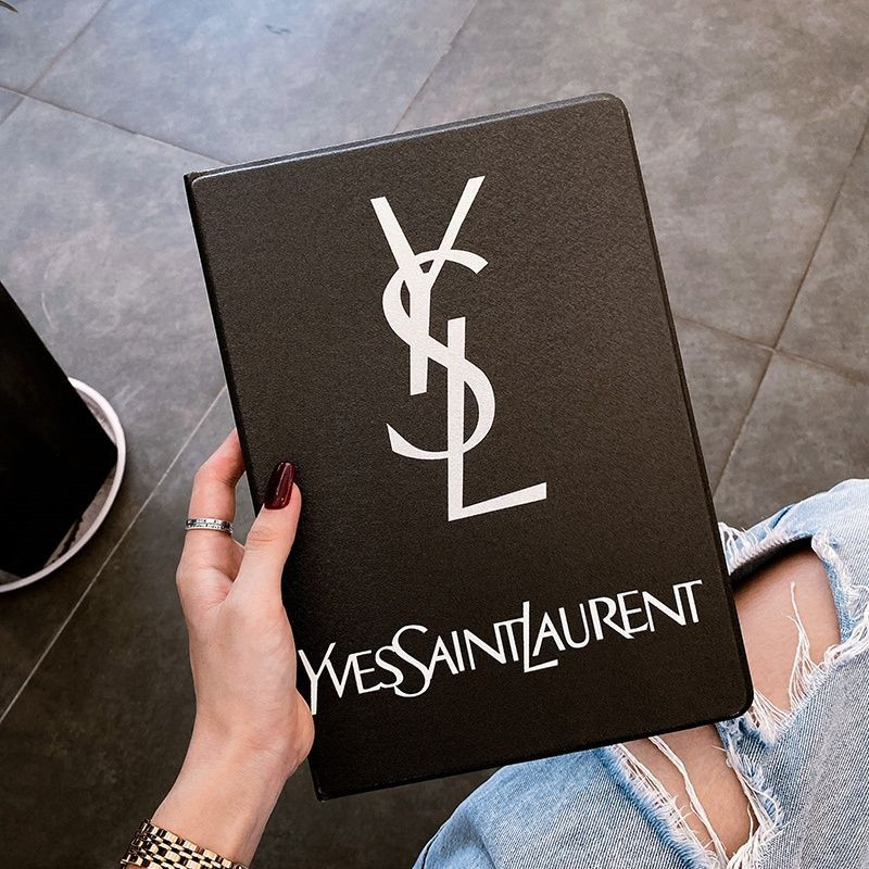 Ysl Rotating Smart Cover with Auto Wake and SleepDesigner ipad mini 7/6/5 luxury case