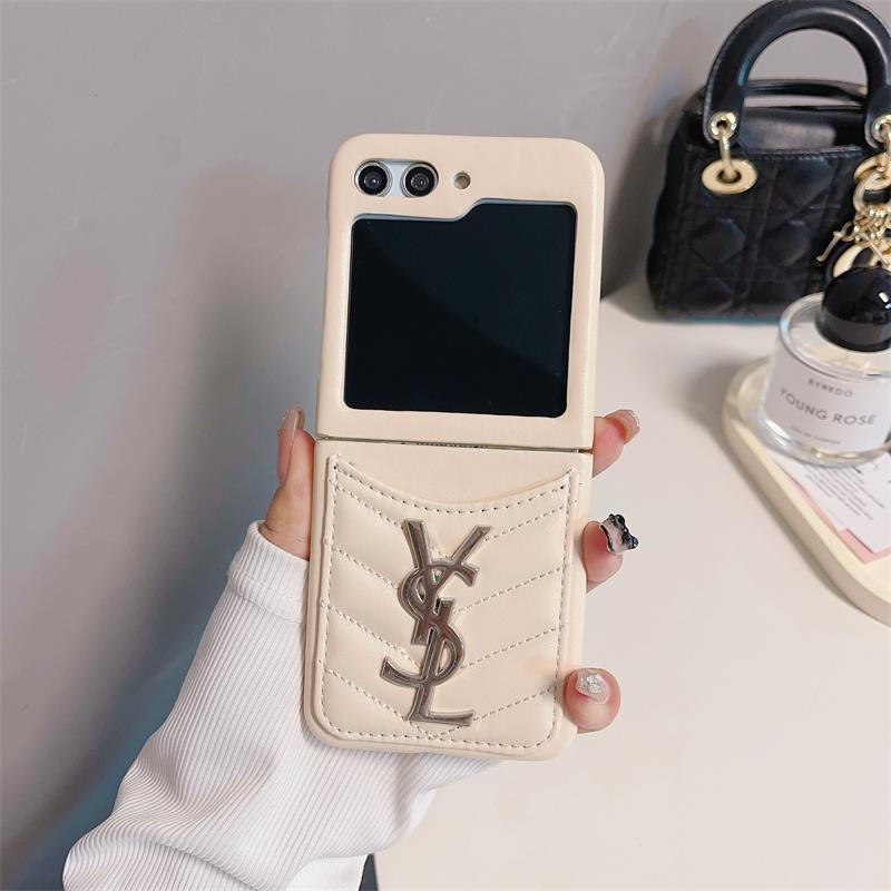 Ysl Galaxy Z Flip 3 4 5 6 5G Case coque hulleLuxury designer samsung phone case