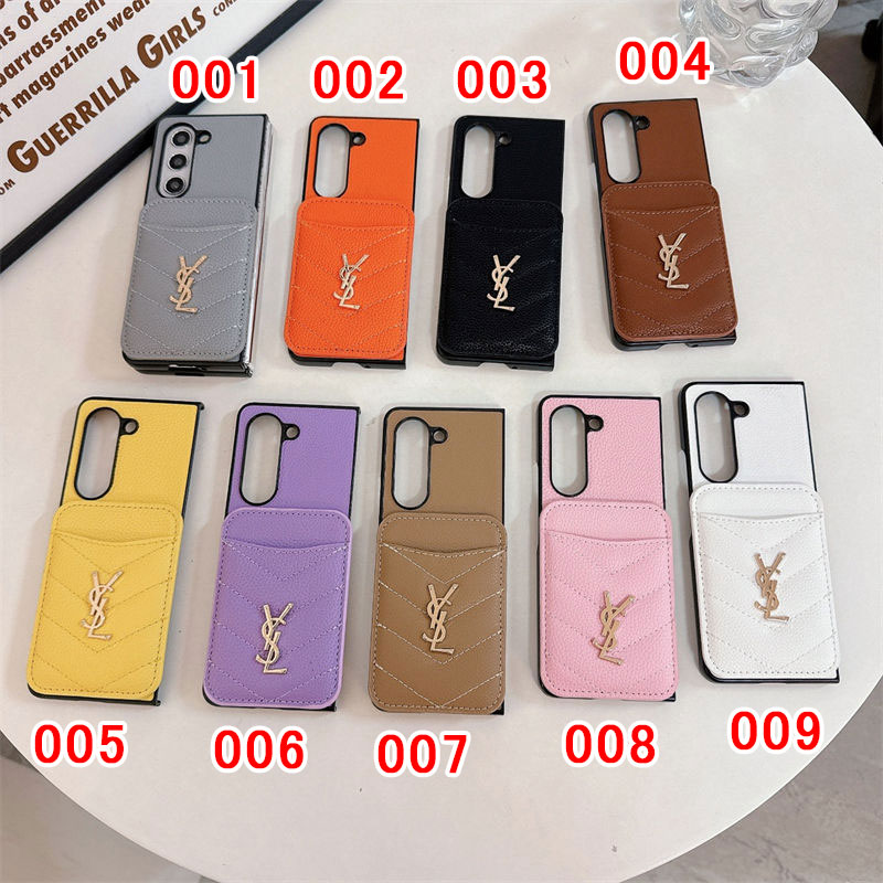 YSL Galaxy Z Flip 3 4 5 6 5G Case coque hulle