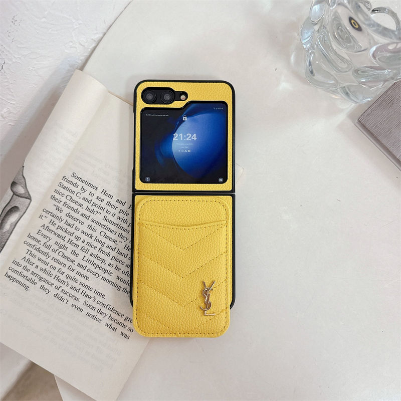 Ysl Galaxy Z Flip 3 4 5 6 5G Case coque hullePhone case Shell for samsung z flip 6 5 4 fold4 3 Fashion Brand