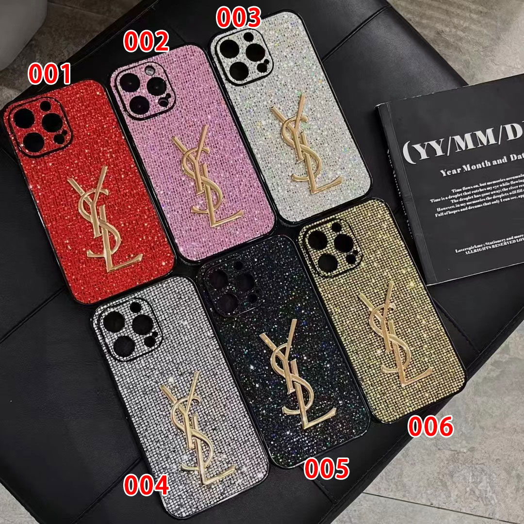 YSL LUXURY DESIGNER IPHONE 16 PLUS 15 PRO MAX 16 15 14 CASE COQUE COVER